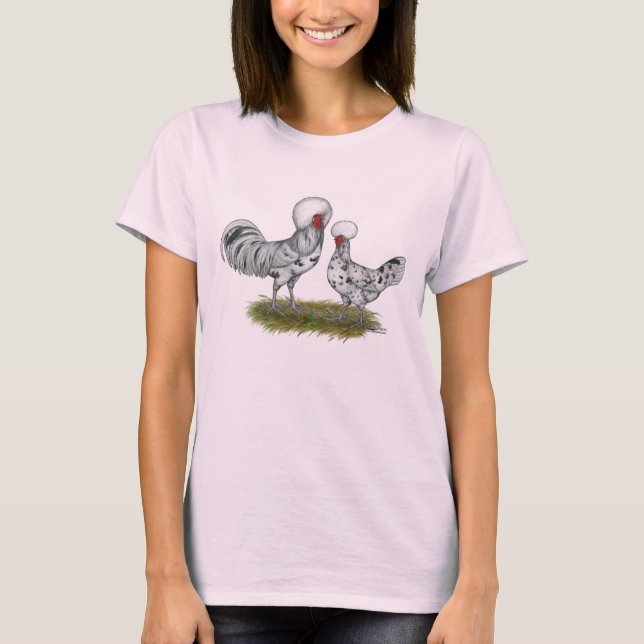 Polish Splash Chickens T-Shirt (Front)