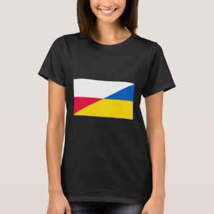 Polish Support For Ukraine Ukrainian Flag And Pola T-Shirt