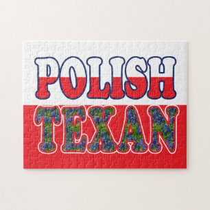 Polish Texan Bluebonnets Jigsaw Puzzle