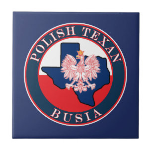 Polish Texan Busia Round Tile