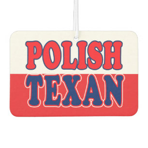 Polish Texan Car Air Freshener