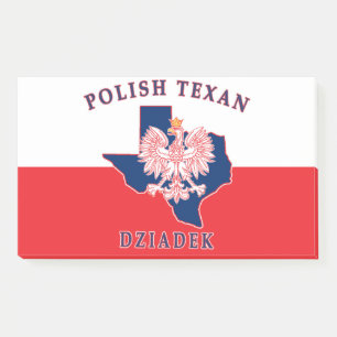 Polish Texan Dziadek Post-it Notes