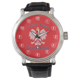 Polish Texan Eagle Grandfather Watch
