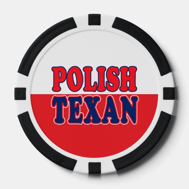Polish Texan Poker Chips (Front)