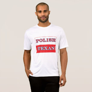 Polish Texan Poland Flag T-Shirt
