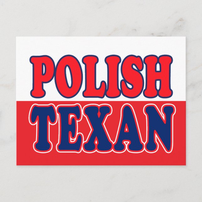 Polish Texan Postcard (Front)