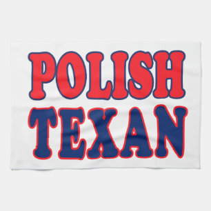 Polish Texan Tea Towel