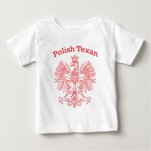 Polish Texan White Eagle Baby T-Shirt