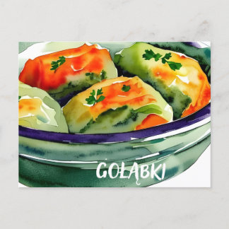 Polish traditional food, Postcard for postcrossing