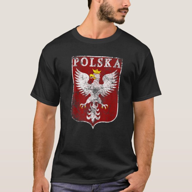 Polish Vintage Polska Poland   T-Shirt (Front)
