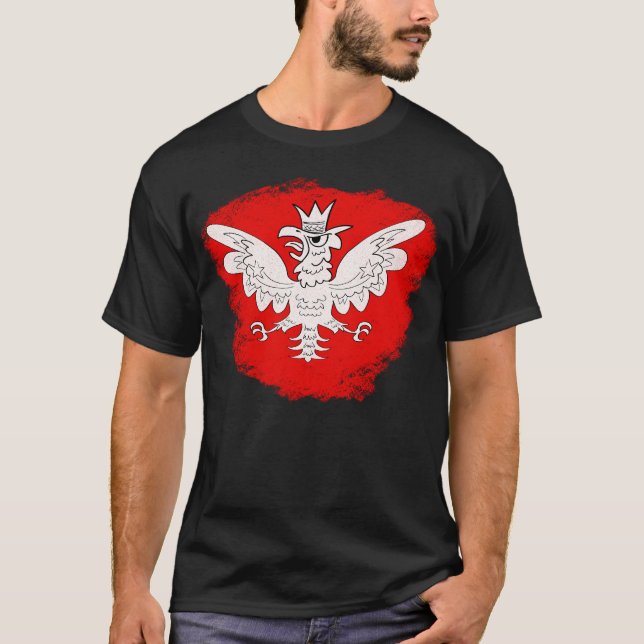 Polish White Eagle T-Shirt (Front)