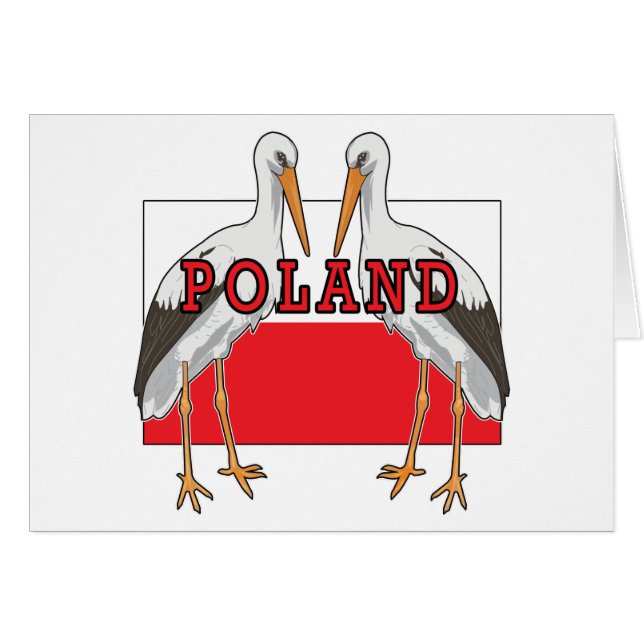 Polish White Stork Poland (Front Horizontal)