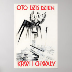 Polish WWII Propaganda Poster This is the day of