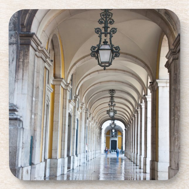 Polished Arched Hallway, Portugal Coaster (Front)