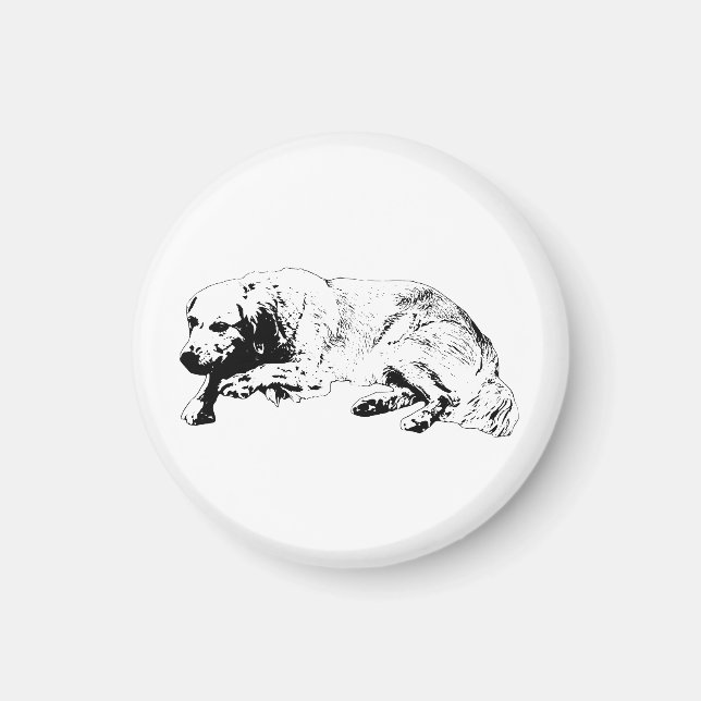 Polished Poise Keeps Inviting Calm At Your Fridge Magnet (Front)