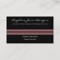 Polished Professional Business Card, Soft Mauve