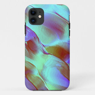 Polished rock in chrome purple Case-Mate iPhone case