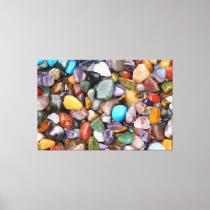 Polished Rocks Canvas Print
