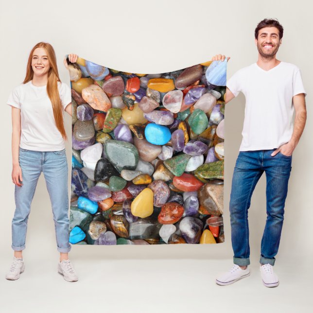 Polished Rocks Fleece Blanket (In Situ)