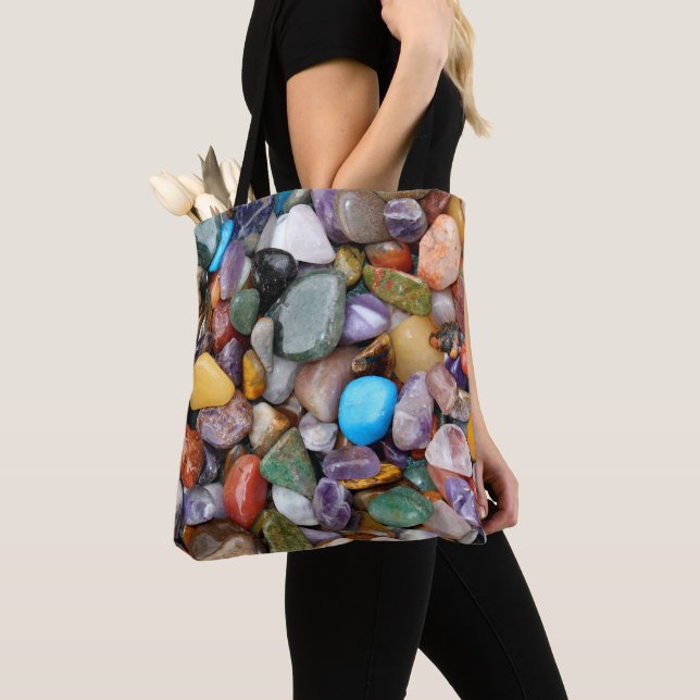 Polished Rocks Tote Bag (Close Up)