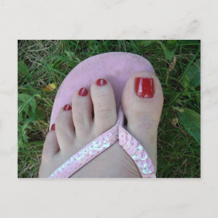 Polished Toes Beauty or Salon Postcards