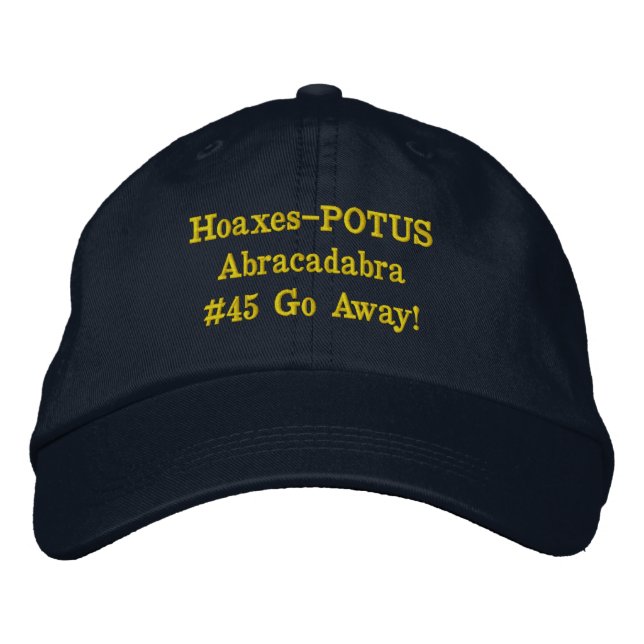 Political - #45 embroidered hat (Front)