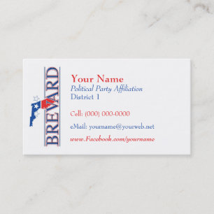 Political Business Cards - Brevard Co. Florida