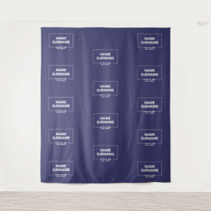 Political Campaign Event Step and Repeat Backdrop Tapestry
