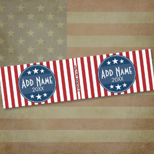 Political Campaign - Patriotic Stars and Stripes Bumper Sticker