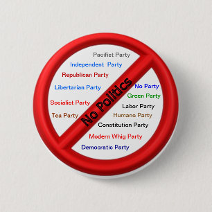 Political Campaign Repellent Button