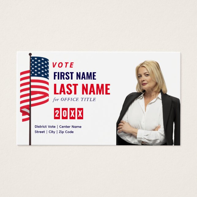 Political Candidate Election Campaign Personalized (Front)