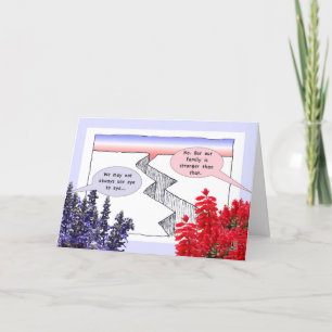 Political CHASM 1 Greeting Card