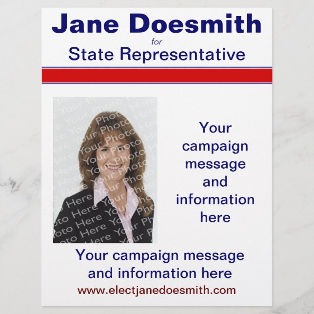 Political Election Campaign Flyer Template (Front)