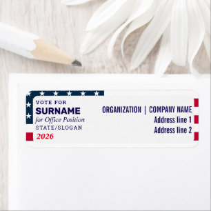 Political Election Custom Campaign Candidate Name