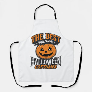 Political Halloween Costume Pumpkin Vintage Shirt_ Apron
