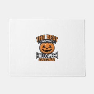 Political Halloween Costume Pumpkin Vintage Shirt_ Doormat