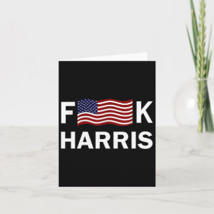 Political Humour F Kamala Harris Conservative Repu Card