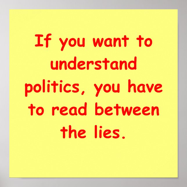 political joke poster (Front)