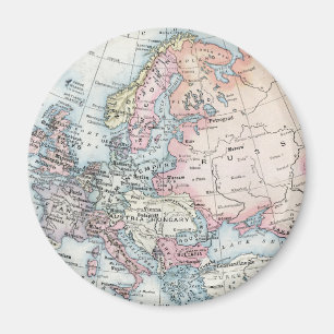Political Map of Europe (1916) Magnet