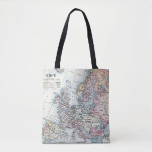 Political Map of Europe (1916) Tote Bag