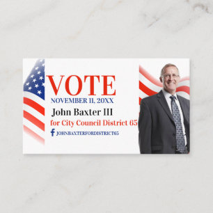 Political Office Business Card