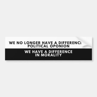 Political Opinion Bumper Sticker