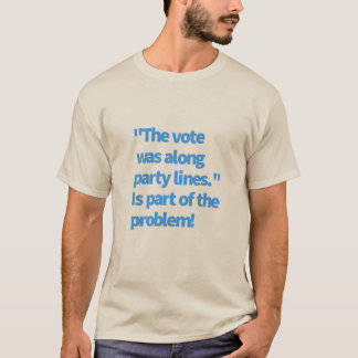 Political Party Lines T-Shirt