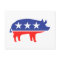 Political Party Pig Mascot