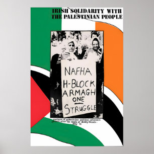 Political Poster Irish solidarity with the people