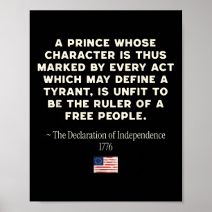 Political Protest Declaration Of Independence No T Poster