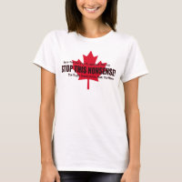 Political Quote STOP THIS NONSENSE Red Maple Leaf