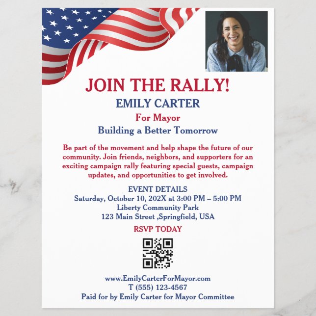 Political Rally  Flyer (Front)