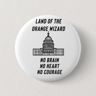 Political Satire: The Orange Wizard’s Capitol 6 Cm Round Badge