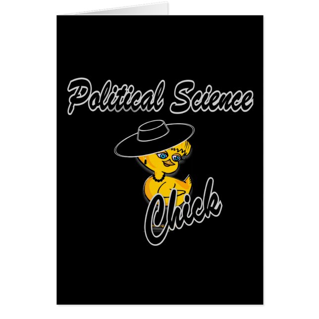 Political Science Chick #4 (Front)